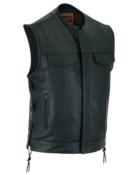 Collarless Club Style Laced Vest