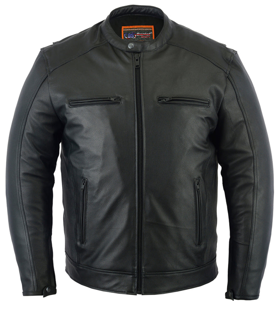 Blacked Out Cruiser Leather Jacket